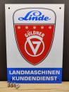 Güldner Landmaschinen Kundendienst Werkstatt Schild 42 x 30 cm
